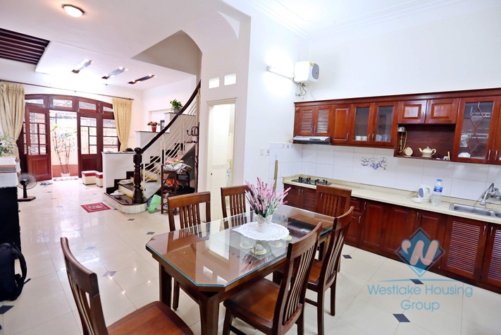 Nice house with yard for rent in Ba Dinh District, Ha Noii City